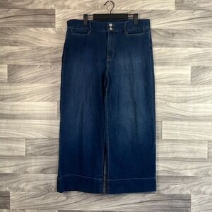 Bandolino Dark Blue Wide Leg Jeans